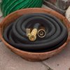 Snow Joe Aqua Joe Lightweight KinkFree Garden Hose W Flow Control Shut Off AJEGH100-BLK